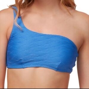 Rhythm Asymetrical Bikini Top Color‎ Blue Size S